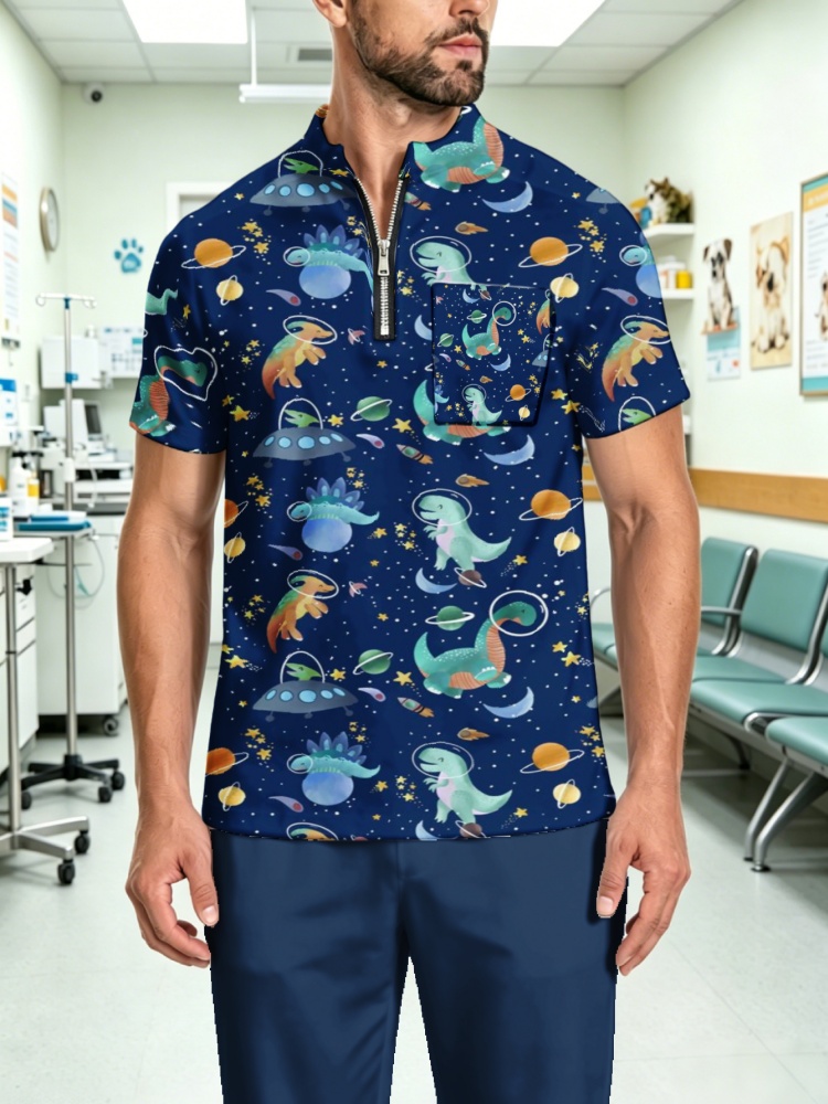 3D Printing For Medical - Camiseta Médica de Manga Corta con