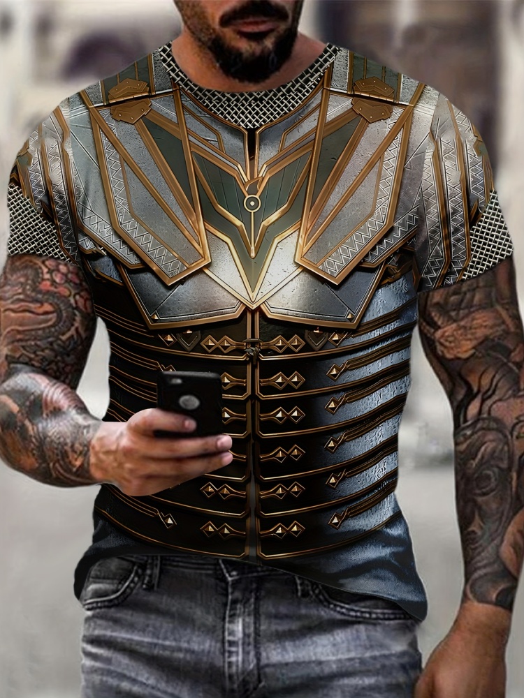3D Printing Knight Armor - Camiseta con estampado 3D de Street