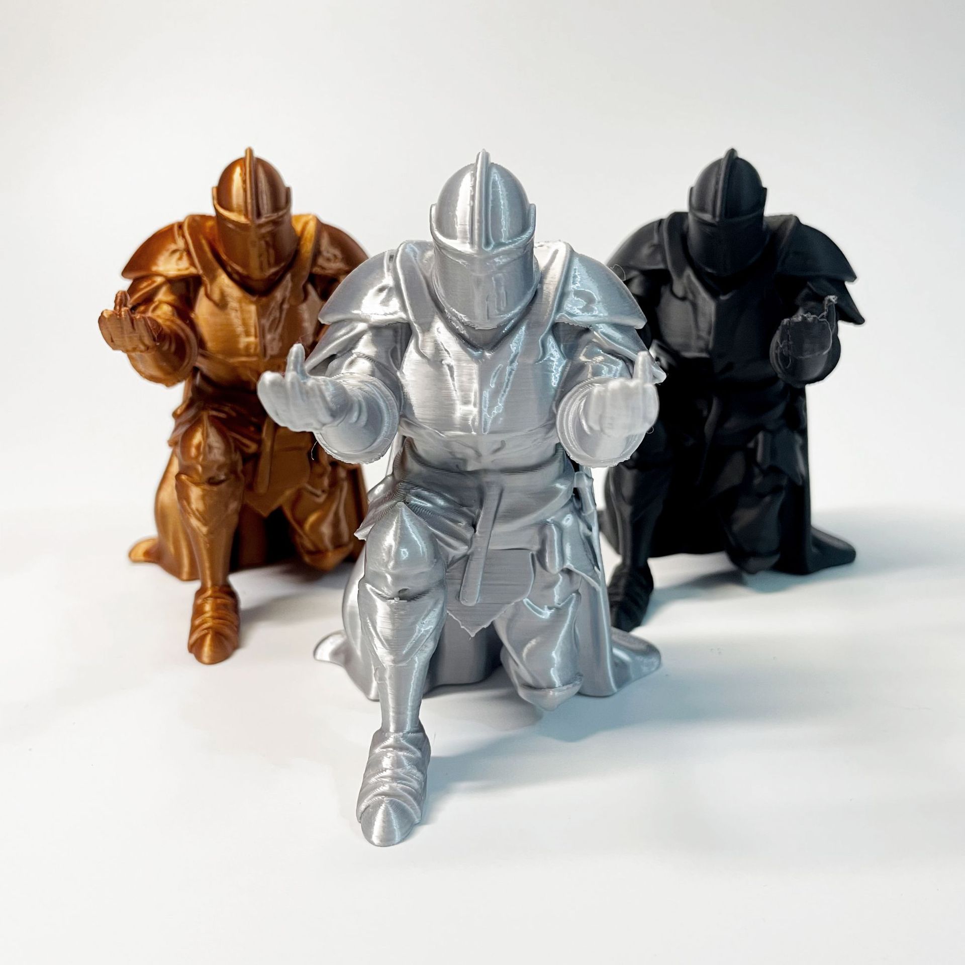 3D Printing Knight Armor - Portaplumas 3D con diseño de caballero
