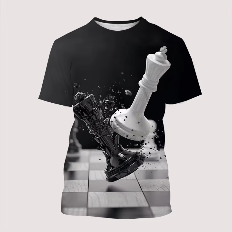3D Printing Chess - Nueva camiseta para hombre con estampado