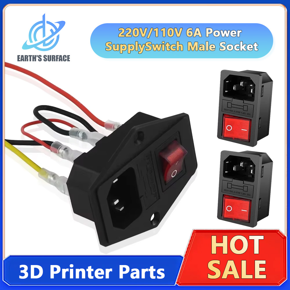 3D Printing Output - Interruptor de fuente de alimentación de