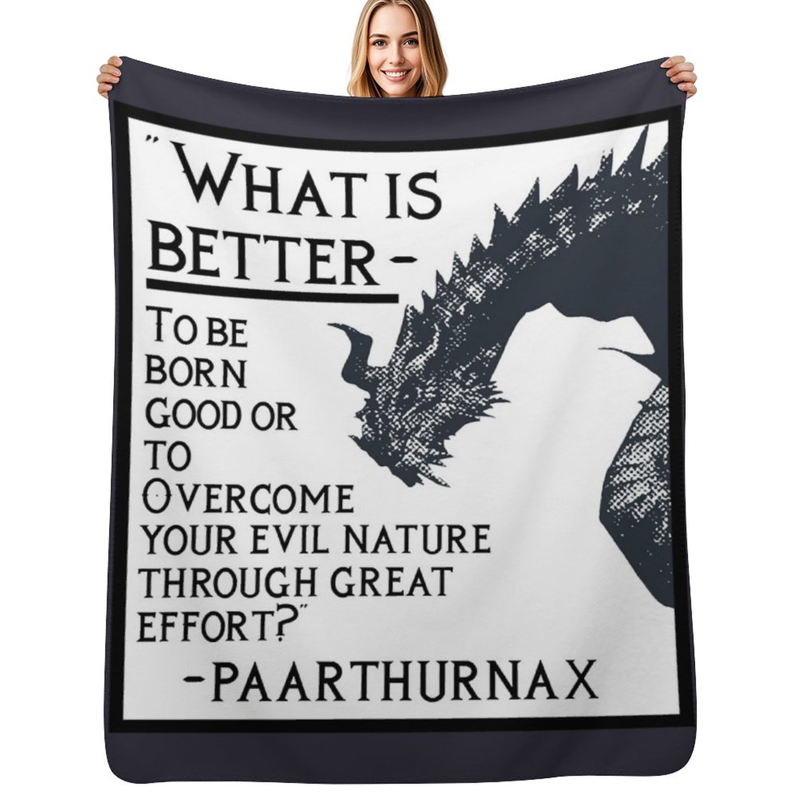 3D Printing Quote - Manta con estampado gráfico de la