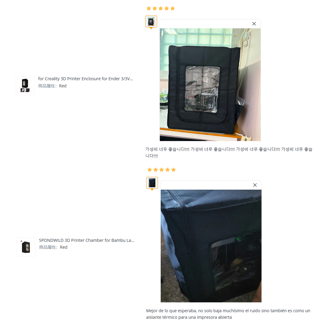 SPONDWILD Cámara de impresora  - 3D Printer Enclosure Frame reseña y precio