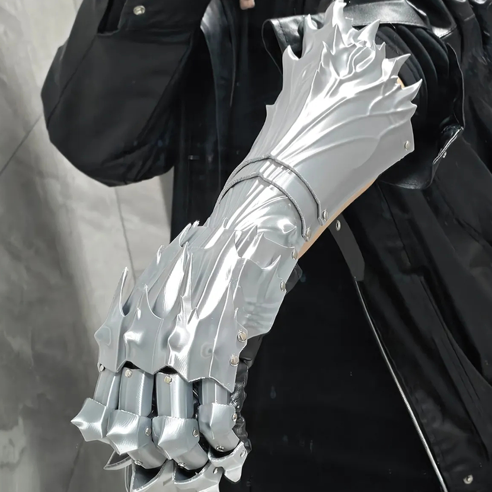Guantes de Armadura Mecánica C - 3D Printing Knight Armor reseña y precio