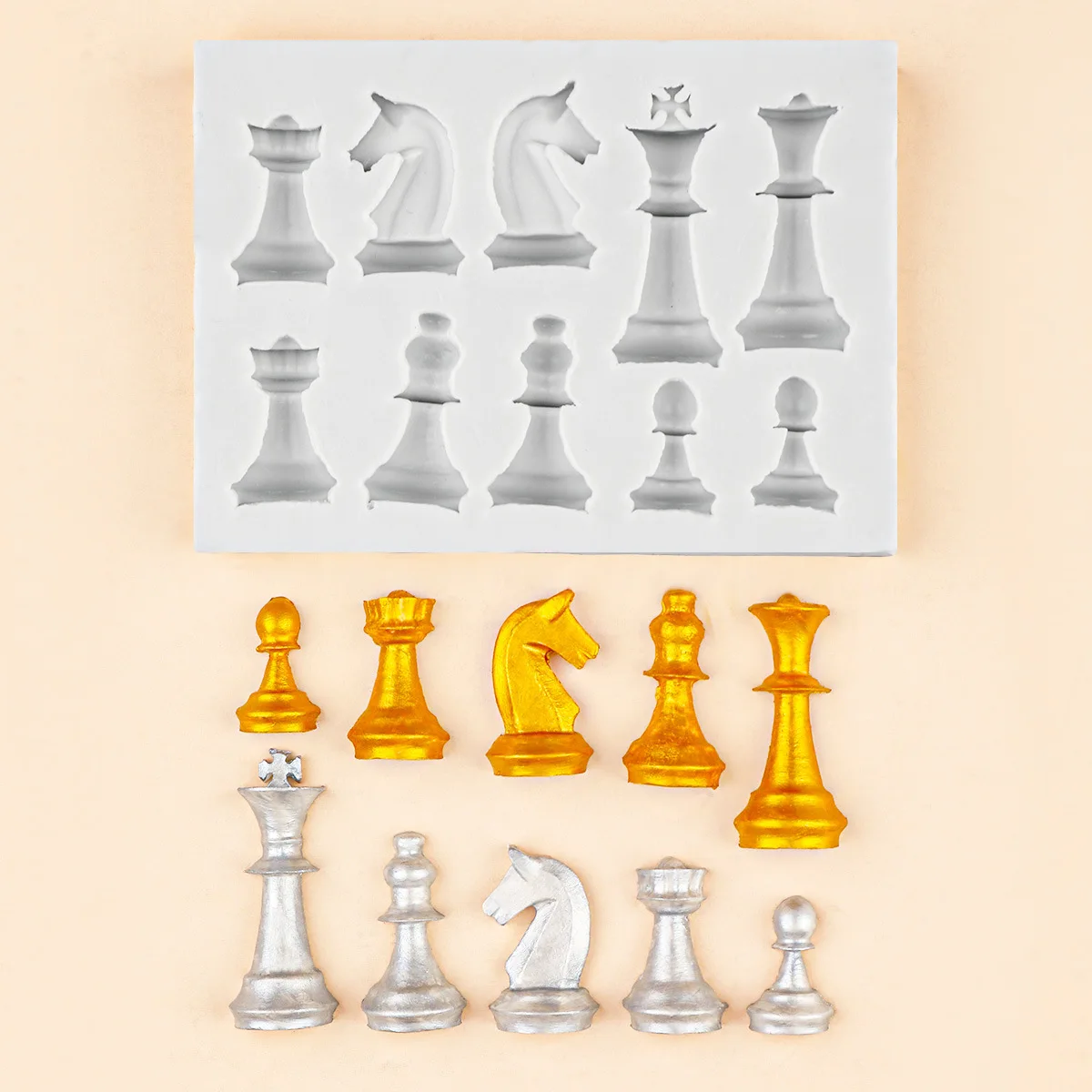 Molde de silicona de ajedrez 3 - 3D Printing Chess reseña y precio