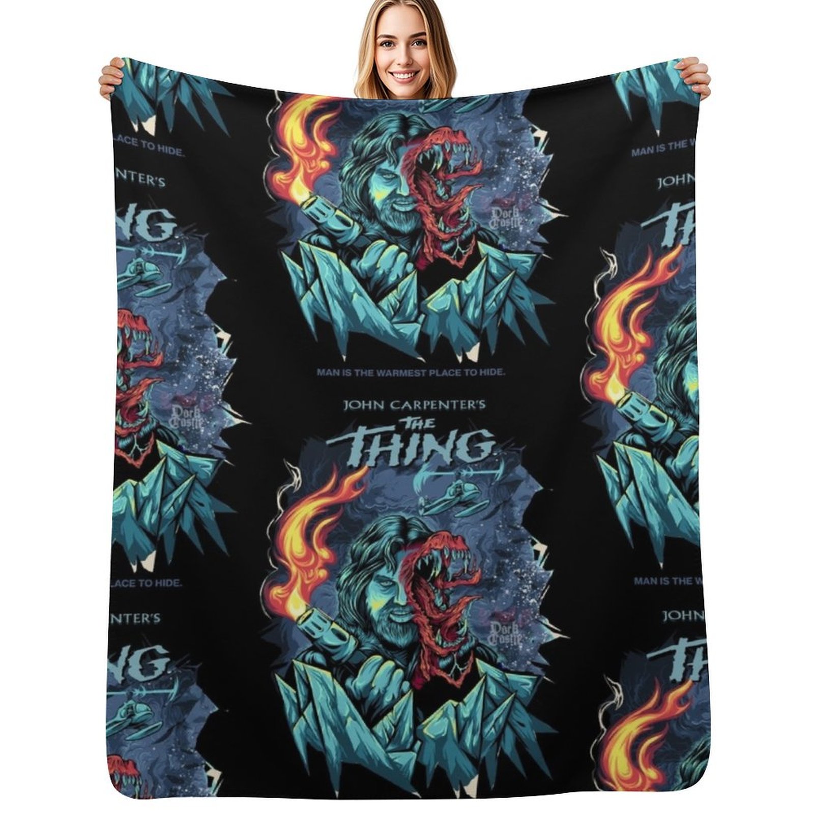 The Thing Throw Blanket Manta  - 3D Printing Useful Things reseña y precio