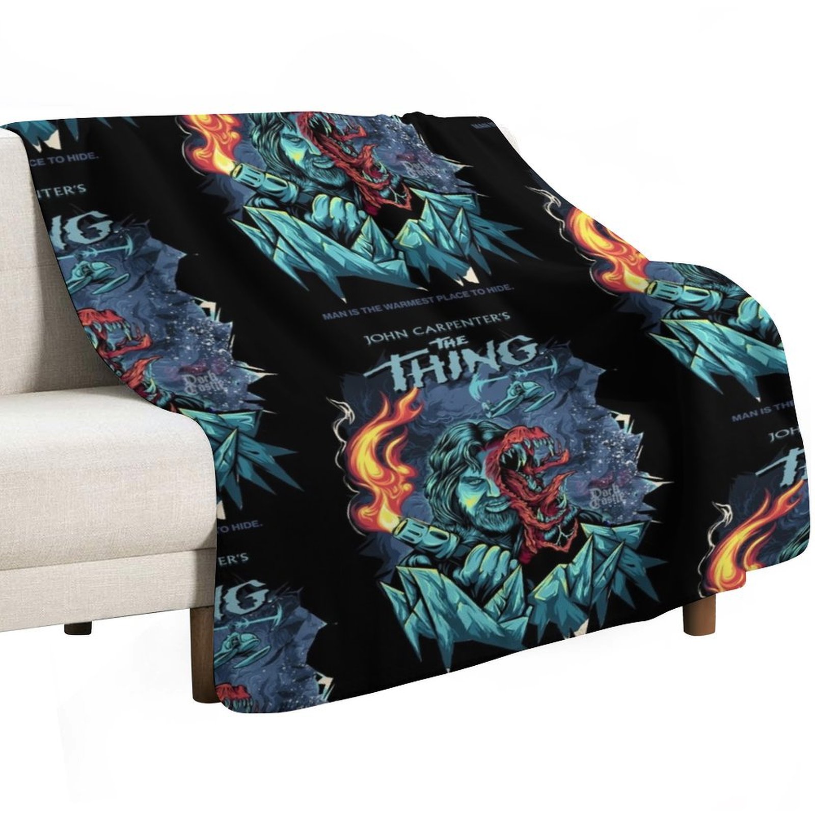 The Thing Throw Blanket Manta  - 3D Printing Useful Things reseña y precio