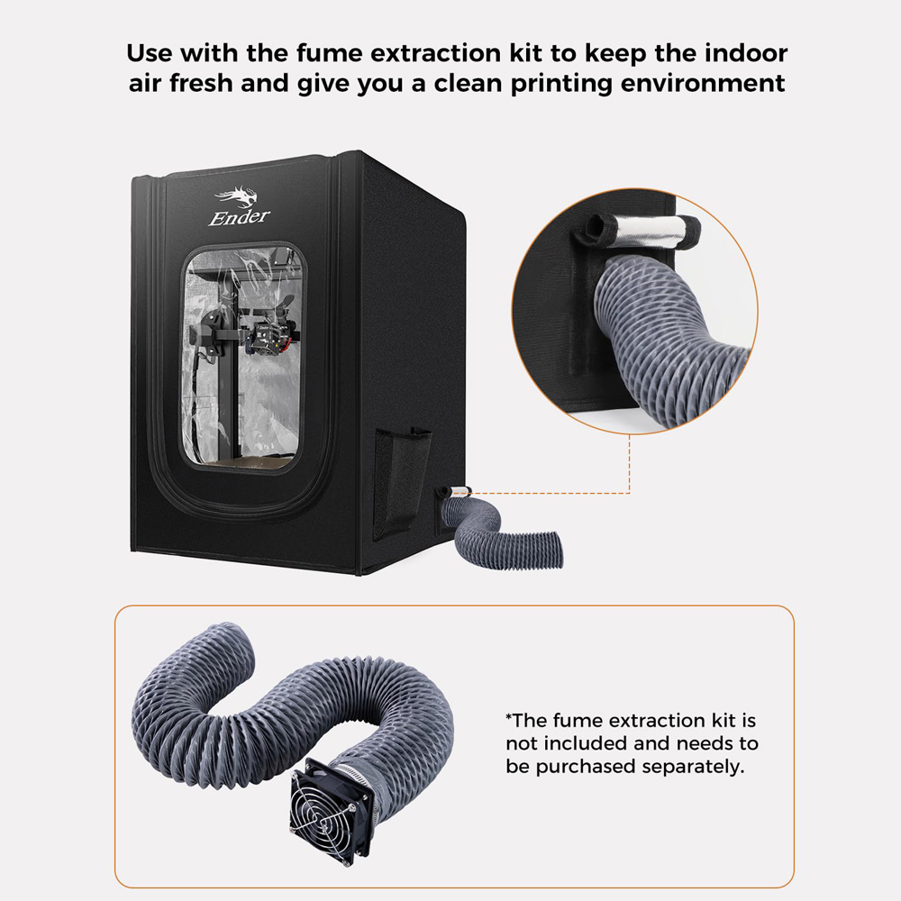 Caja de impresora 3D Creality  - 3D Printer Enclosure Frame reseña y precio