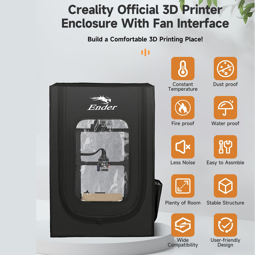 Caja de impresora 3D Creality  - 3D Printer Enclosure Frame reseña y precio