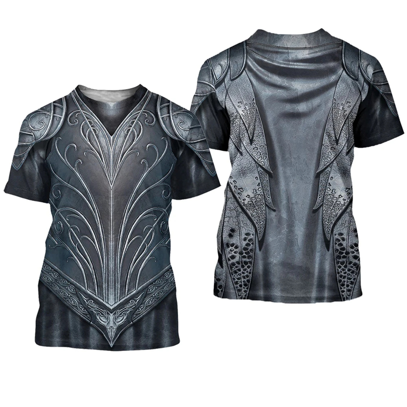 Camiseta con estampado 3D de C - 3D Printing Knight Armor reseña y precio