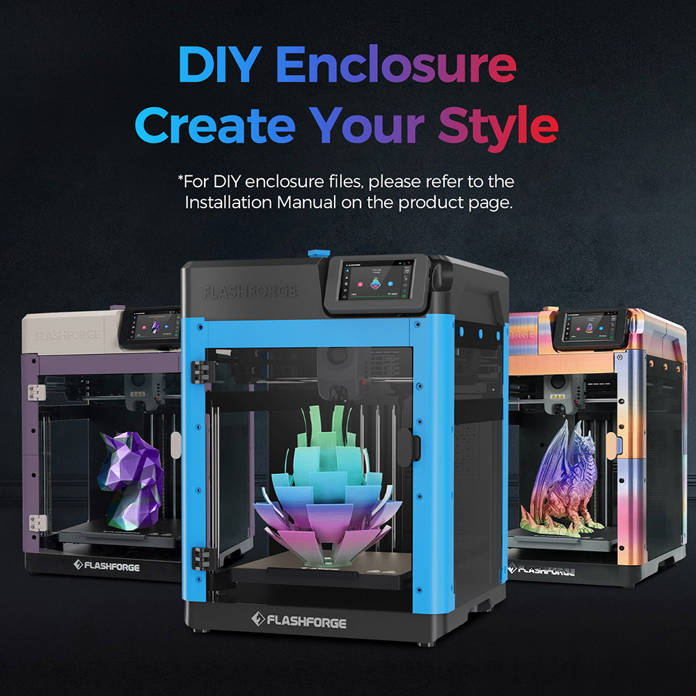 FLASHFORGE Kit de panel de car - 3D Printer Enclosure Frame reseña y precio