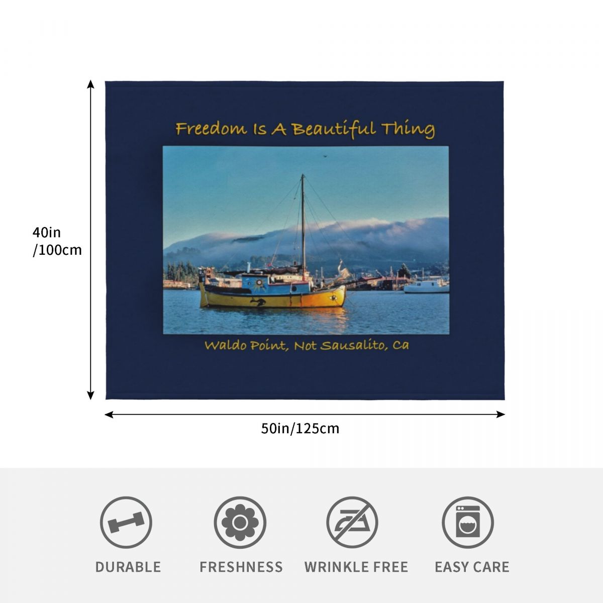 Manta Decorativa Freedom Is Be - 3D Printing Useful Things reseña y precio