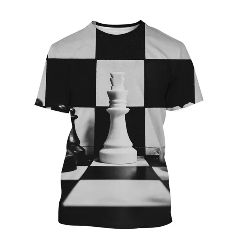 Camiseta de ajedrez con diseño - 3D Printing Chess reseña y precio