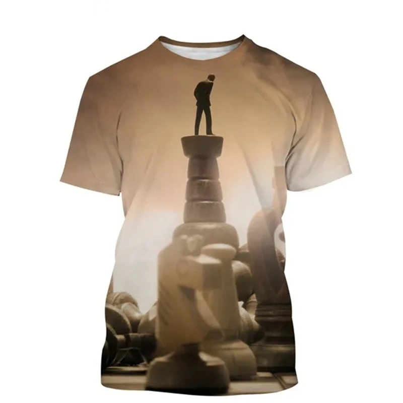 Camiseta de ajedrez con diseño - 3D Printing Chess reseña y precio
