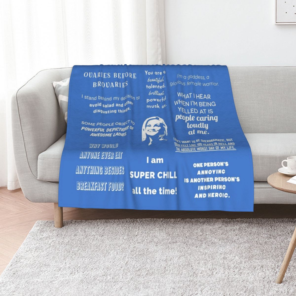 Leslie Knope - Manta con frase - 3D Printing Quote reseña y precio