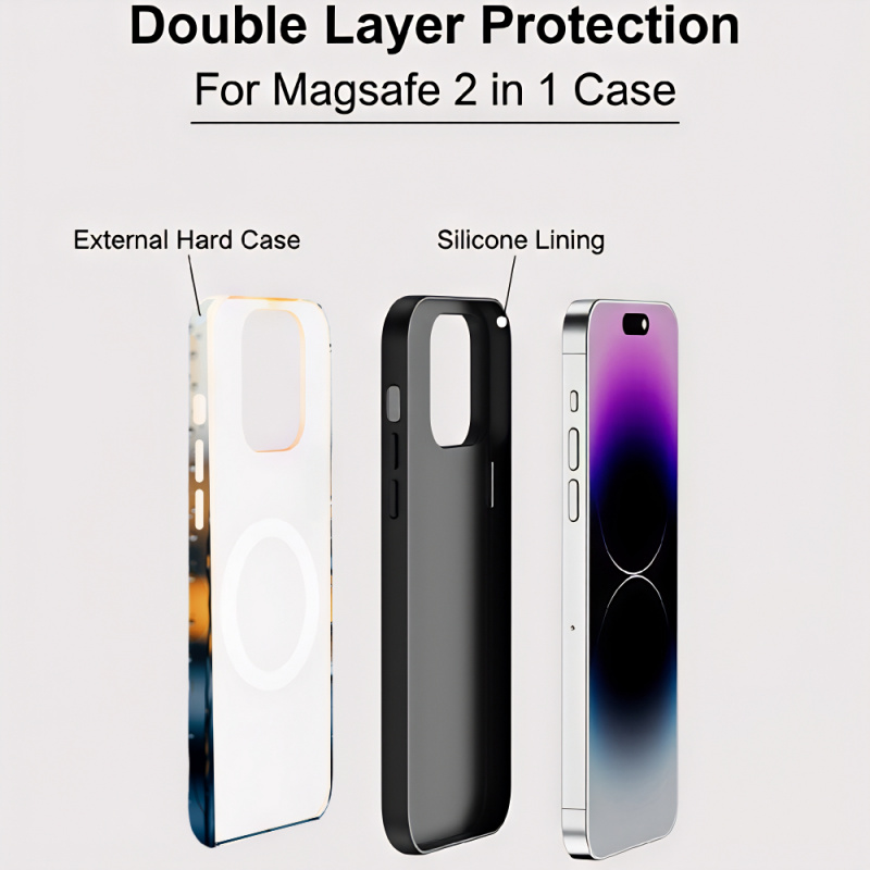 Funda para Teléfono 2 en 1 con - 3D Printing Quote reseña y precio