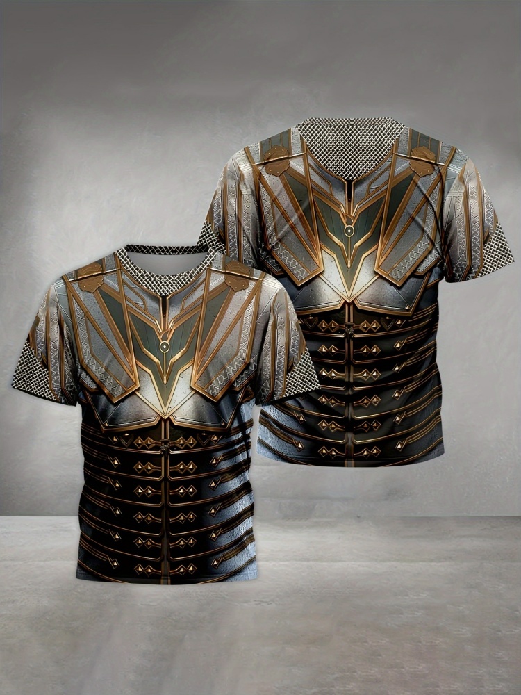 Camiseta con estampado 3D de S - 3D Printing Knight Armor reseña y precio