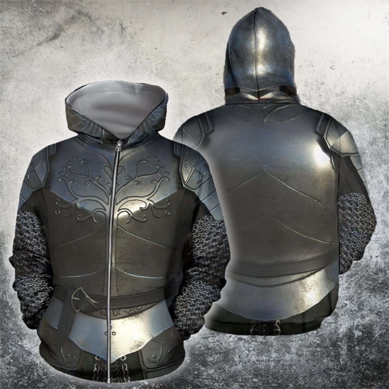 Sudadera con capucha de armadu - 3D Printing Knight Armor reseña y precio