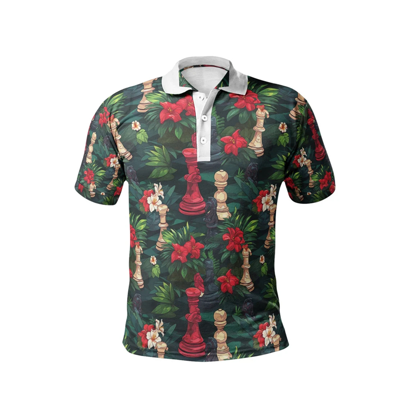 Chess King 3D Print Polo Shirt - 3D Printing Chess reseña y precio