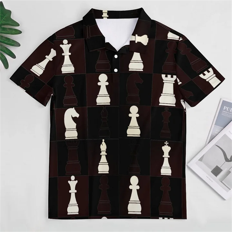 Chess King 3D Print Polo Shirt - 3D Printing Chess reseña y precio