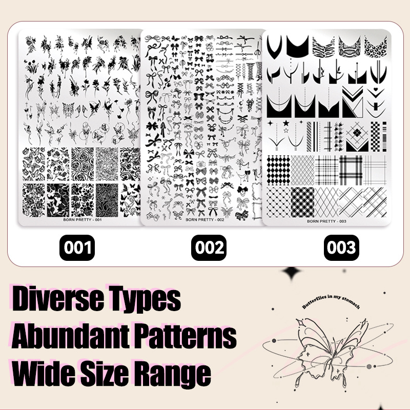 BORN PRETTY Hojas Flor Nail Ar - 3D Printing Templates Free reseña y precio