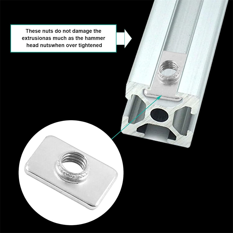 100 Uds tuerca plana deslizant - 3D Printer Enclosure Frame reseña y precio