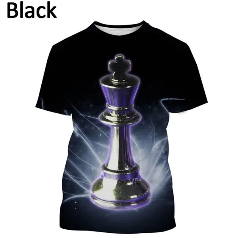 Camiseta con estampado 3D de j - 3D Printing Chess reseña y precio