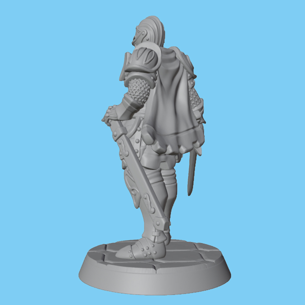 Modelo de Resina de Caballero  - 3D Printing Knight Armor reseña y precio
