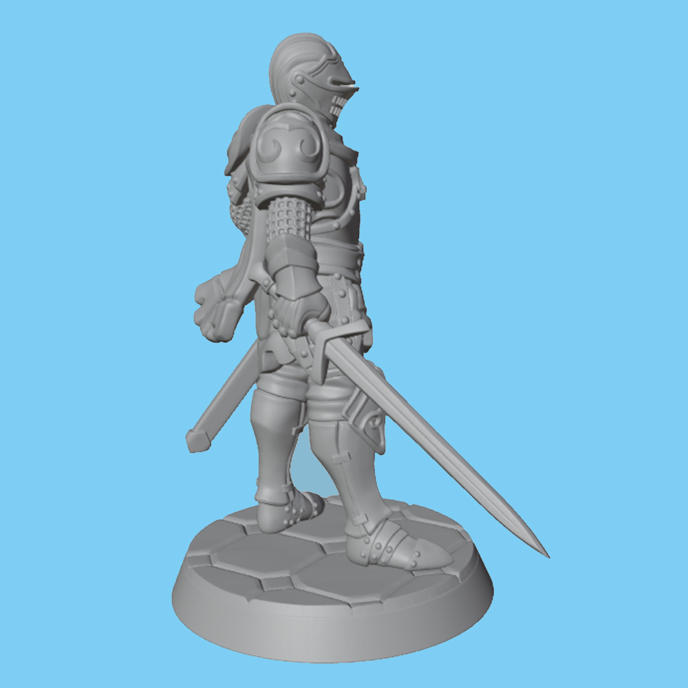 Modelo de Resina de Caballero  - 3D Printing Knight Armor reseña y precio