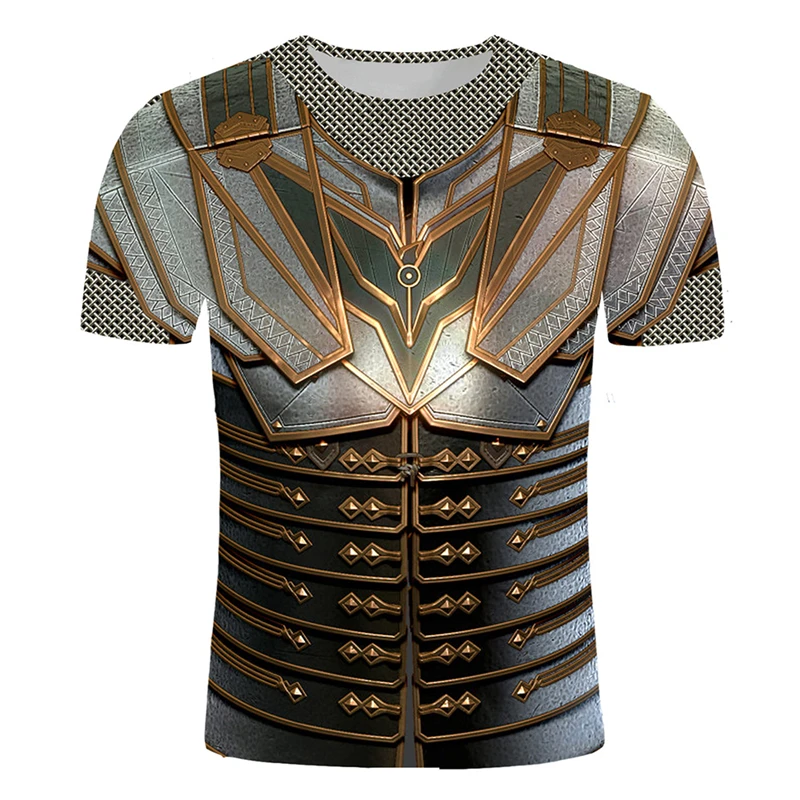 Camiseta Deportiva Retro con E - 3D Printing Knight Armor reseña y precio