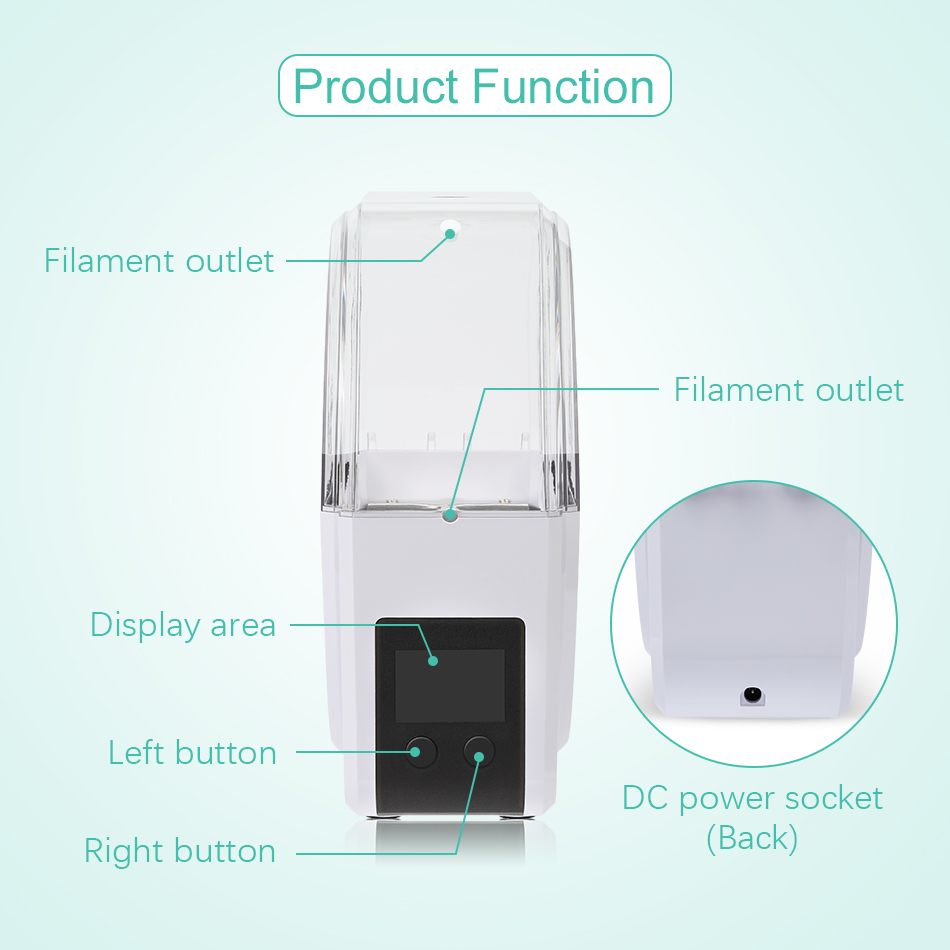 Secador de filamentos SUNLU S1 - 3D Printing Output reseña y precio