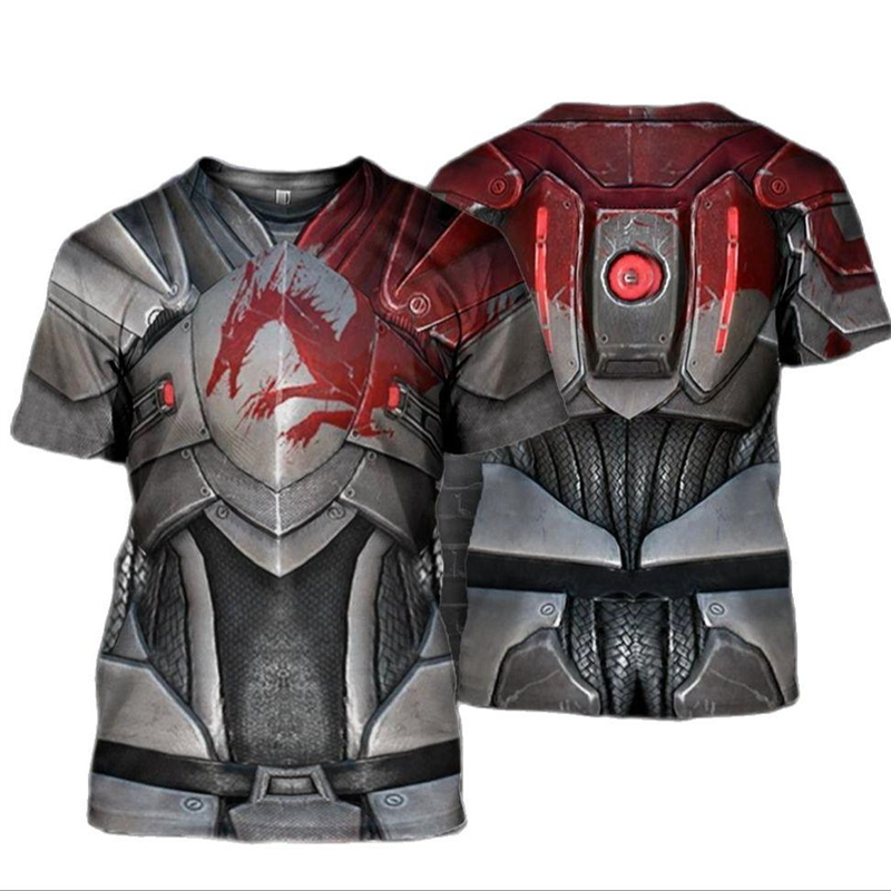 Camiseta con estampado 3D de a - 3D Printing Knight Armor reseña y precio